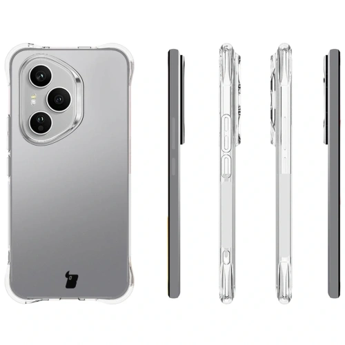 Elastyczne etui Bizon Case Salpa do Honor 400 Pro przezroczyste