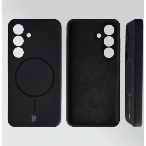 Bizon Soft Case Magnetisch Samsung Galaxy S25 schwarz