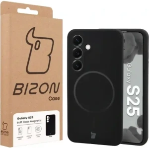 Bizon Soft Case Magnetisch Samsung Galaxy S25 schwarz