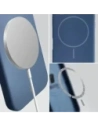 Husa moale Bizon cu magnet pentru Samsung Galaxy S25 albastru închis