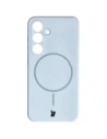Bizon Soft Case Magnetisch Samsung Galaxy S25 blau