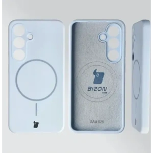 Bizon Soft Case Magnetisch Samsung Galaxy S25 blau