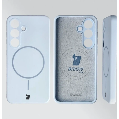 Bizon Soft Case Magnetic Samsung Galaxy S25 kék