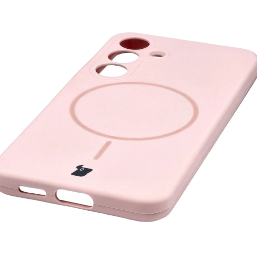 Bizon Soft Case Magnetic Samsung Galaxy S25 light pink