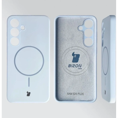 Bizon Soft Case Magnetic Samsung Galaxy S25+ Plus blau