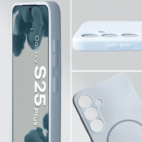 Bizon Soft Case Magnetic Samsung Galaxy S25+ Plus blau