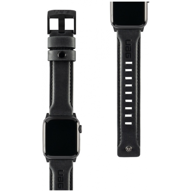 Buy UAG Urban Armor Gear Leather Strap Apple Watch 44mm/42mm (black) - 812451031874 - UAG260BLK - Homescreen.pl