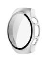 Bizon Case+Üveg Óra Huawei Watch 5 46mm selyem ezüst