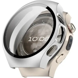 Bizon Case+Glass Watch Huawei Watch 5 46mm satin silver