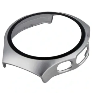 Bizon Case+Glass Uhr Huawei Watch 5 46mm satin silber