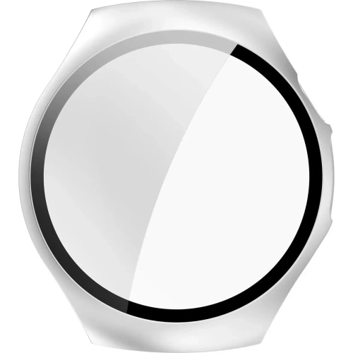 Bizon Case+Glass Uhr Huawei Watch 5 46mm satin silber