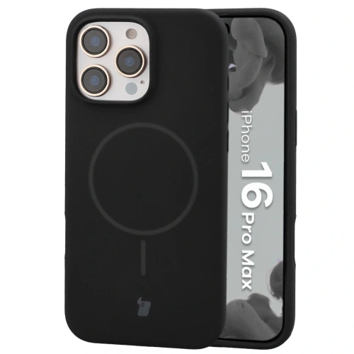Bizon Soft Case Magnetic Apple iPhone 16 Pro Max black