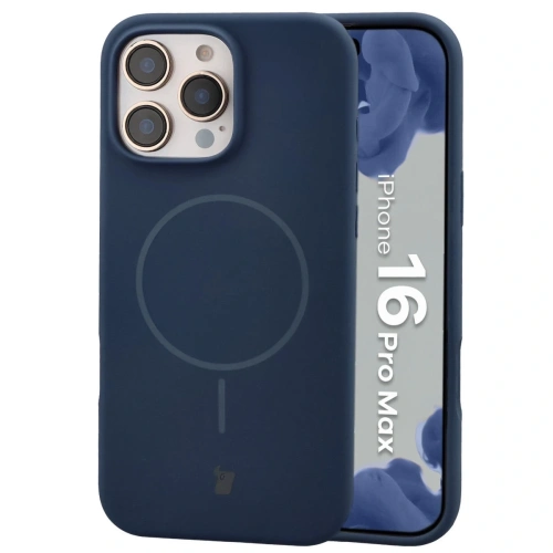 Bizon Soft Case Magnetic Apple iPhone 16 Pro Max sötétkék