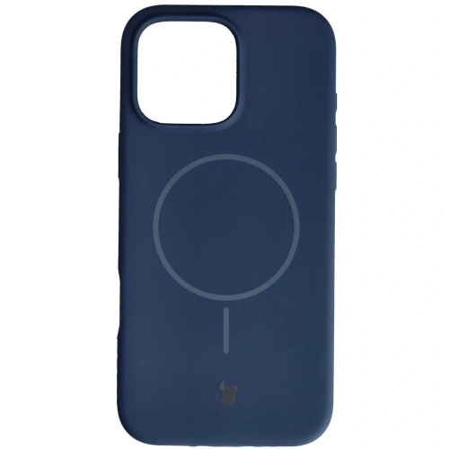 Bizon Soft Case Magnetic Apple iPhone 16 Pro Max navy blue