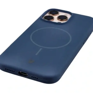 Bizon Soft Case Magnetisch für Apple iPhone 16 Pro Max navy blau