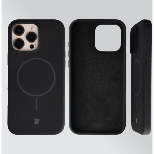 Bizon Soft Case Magnetic Apple iPhone 16 Pro Max černý
