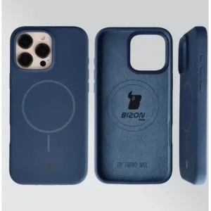 Bizon Soft Case Magnetisch für Apple iPhone 16 Pro Max navy blau