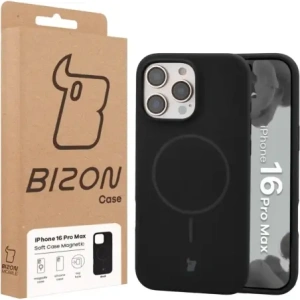 Bizon Soft Case Magnetic Apple iPhone 16 Pro Max černý