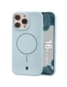 Bizon Soft Case Magnetisch für Apple iPhone 16 Pro Max blau