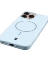 Bizon Soft Case Magnetisch für Apple iPhone 16 Pro Max blau