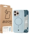 Bizon Soft Case Magnetisch für Apple iPhone 16 Pro Max blau