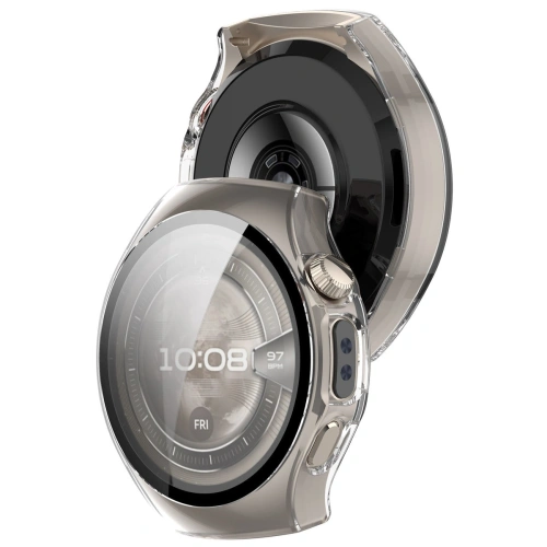 Bizon Case+Glass Uhr Huawei Watch 5 42mm klar