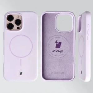 Bizon Soft Case Magnetic Apple iPhone 16 Pro Max světle fialový
