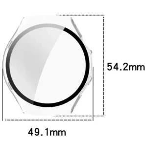 Bizon Case+Glass Watch Huawei Watch 5 46mm clear