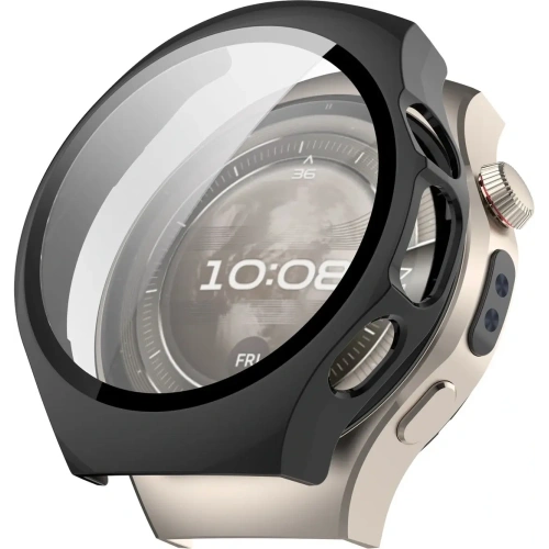 Bizon Case+Skleněný kryt pro Huawei Watch 5 46mm černý
