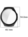 Bizon Case+Glas Uhr Huawei Watch 5 46mm schwarz