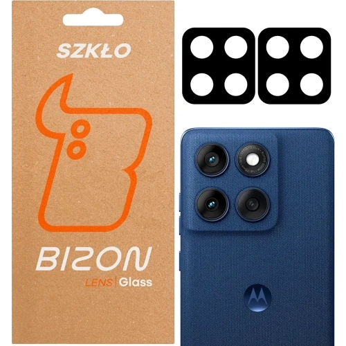 Szkło na aparat Bizon Glass Lens do Motorola Edge 60 [2 PACK]
