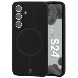 Bizon Soft Case Magnetic Samsung Galaxy S24 schwarz