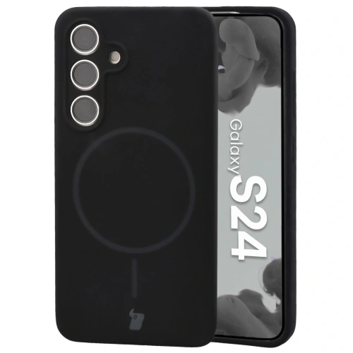 Bizon Soft Case Magnetic Samsung Galaxy S24 černý