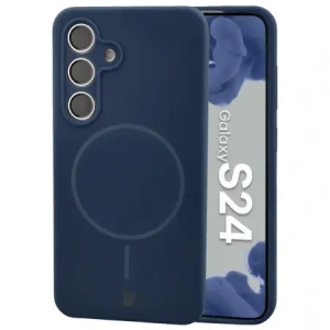 Bizon Soft Case Magnetic Samsung Galaxy S24 navy blau