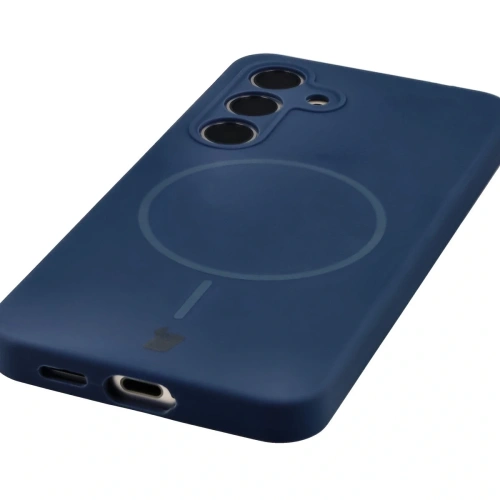 Bizon Soft Case Magnetic Samsung Galaxy S24 navy blau