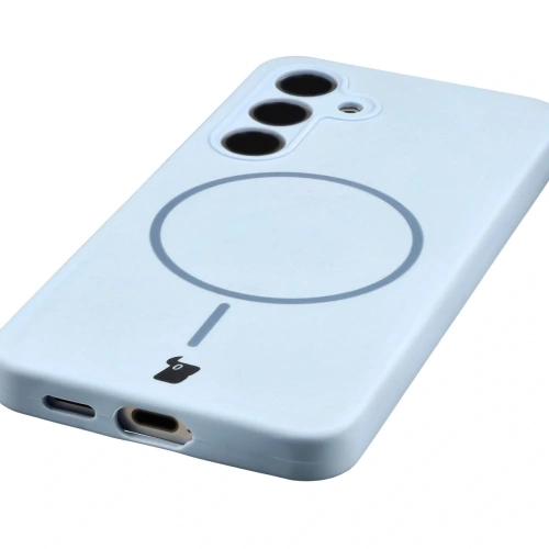 Bizon Soft Case Magnetisch Samsung Galaxy S24 blau