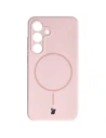 Bizon Soft Case Magnetic Samsung Galaxy S24 světle růžová