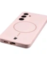 Bizon Soft Case Magnetic Samsung Galaxy S24 hellrosa