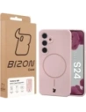 Bizon Soft Case Magnetic Samsung Galaxy S24 světle růžová