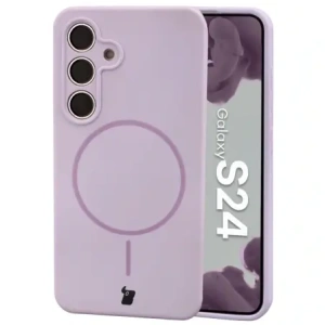 Bizon Soft Case Magnetic Samsung Galaxy S24 helllila
