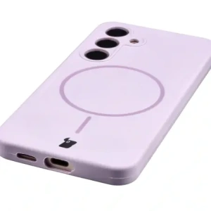 Bizon Soft Case Magnetic Samsung Galaxy S24 světle fialový