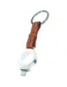 Încărcător inductiv USB-C pentru Apple Watch cu breloc 4smarts Argintiu