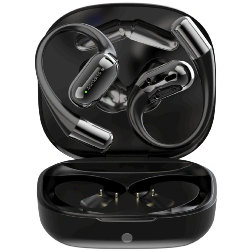 Słuchawki Bluetooth 4smarts SkyBuds OWS Open-Ear z ekranem AI czarny