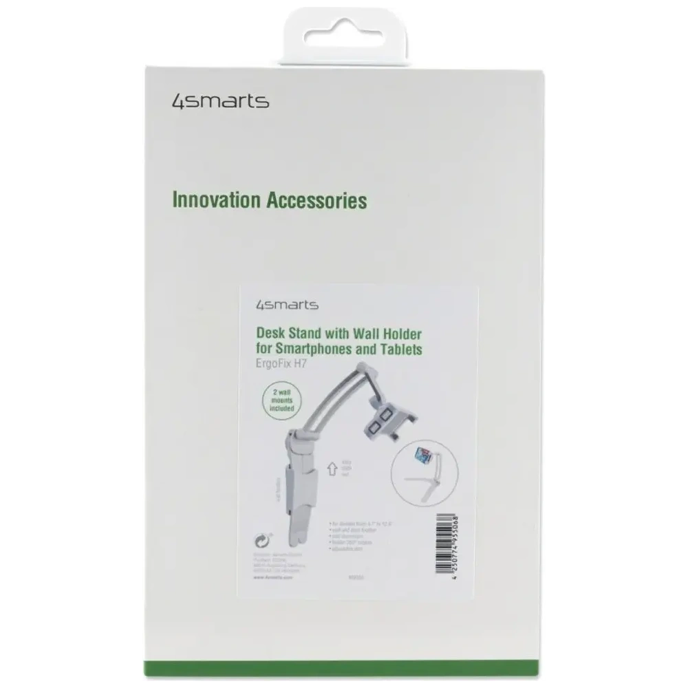 Uchwyt kuchenny 4smarts ErgoFix H7 do tabletów i smartfonów srebrny