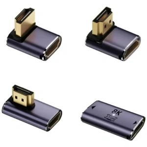 4smarts 8K set of four HDMI adapters gray