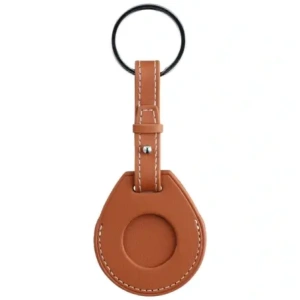 Set de accesorii 4smarts Style 4 în 1: portofel MagSafe, încărcător pentru Apple Watch, brățară pentru Apple Watch, husă pentru AirTag, maro