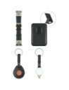 Zestaw akcesoriów 4w1 4smarts Style portfel MagSafe, ładowarka do Apple Watch, pasek do Apple Watch, etui na AirTag czarny