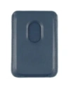 4smarts Style 4-in-1 Zubehörset MagSafe Geldbörse, Apple Watch Ladegerät, Apple Watch Armband, AirTag Hülle blau