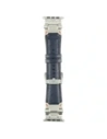 4smarts Style 4-in-1 Zubehörset MagSafe Geldbörse, Apple Watch Ladegerät, Apple Watch Armband, AirTag Hülle blau