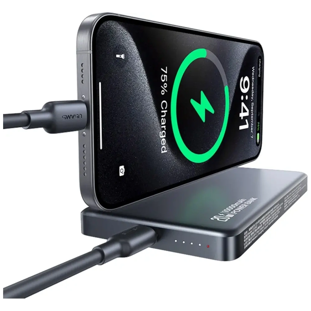 Powerbank USAMS CY Series CD242 10000mAh 20W Magnetic Wireless tarnish